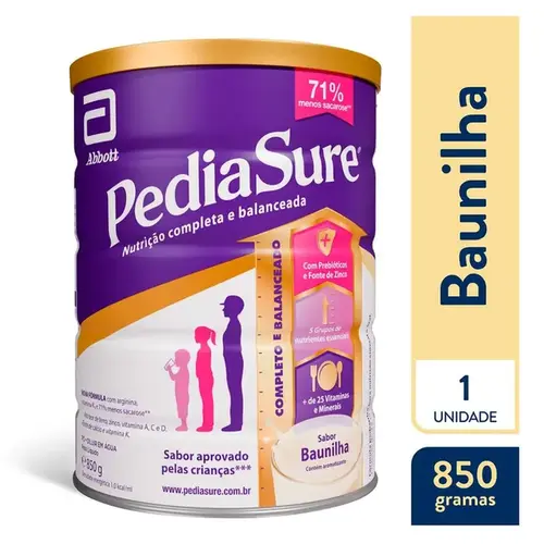 Suplemento Alimentar Infantil - Pediasure Baunilha 850g