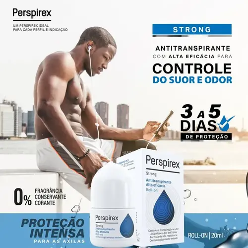 Desodorante Perspirex Strong Roll-On Antitranspirante 20ml