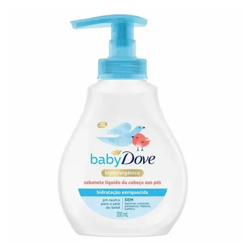 Sabonete Líquido Infantil Dove Baby Hidratação Enriquecida 200ml