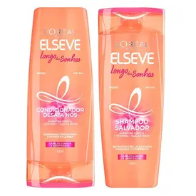 Kit Elseve Longos Dos Sonhos Shampoo 375ml + Condicionador 170ml - L'Oréal Paris
