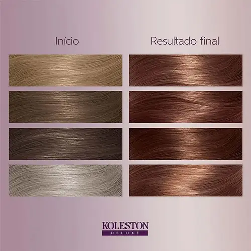 Tinta de Cabelo Koleston Deluxe 67 Chocolate Sem Amônia