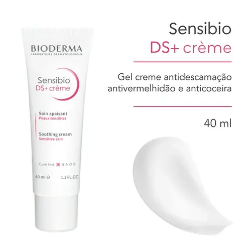 Gel Creme Hidratante Facial Bioderma Sensibio DS+ 40ml