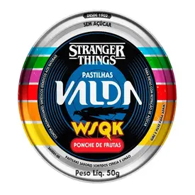 Pastilha Valda Stranger Things Ponche de Frutas 50g