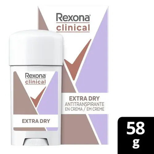 Desodorante Rexona Clinical Extra Dry Stick Feminino 58g