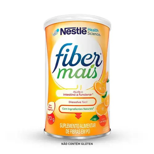 Regulador Intestinal FiberMais - Sabor Laranja - 170g - Nestlé