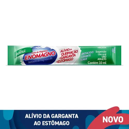 Leite de Magnésia Eno Sachê Hortelã 10ml