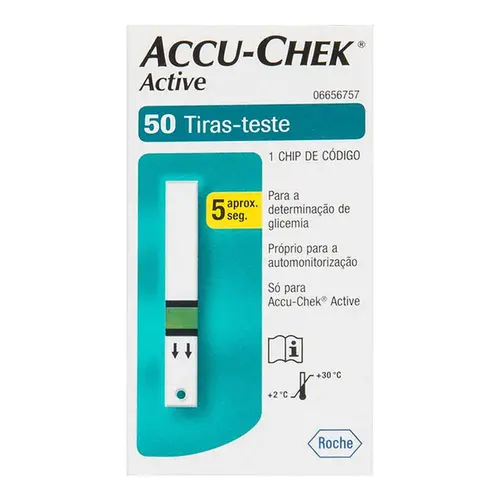 Tiras de Glicemia Accu-Chek Active 50 Unidades