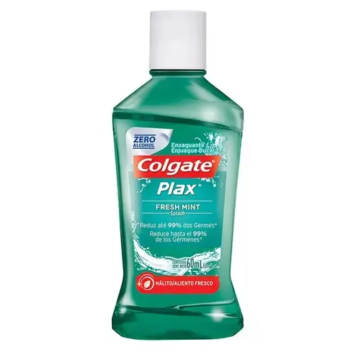 Enxaguante Bucal Colgate Plax Fresh Mint Zero Álcool 60ml