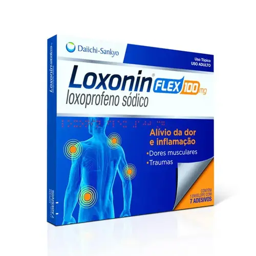 Loxonin Flex 100mg - 7 Adesivos Transdérmicos