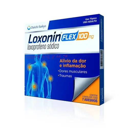 Loxonin Flex 100mg - 7 Adesivos Transdérmicos