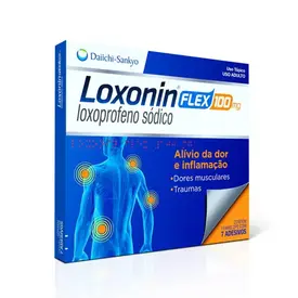 Loxonin Flex 100mg - 7 Adesivos Transdérmicos
