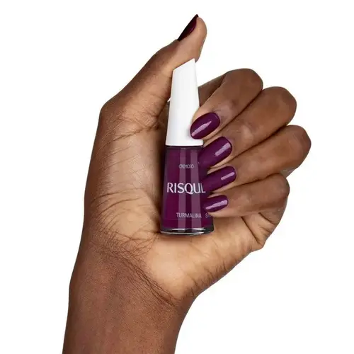 Esmalte Risqué Escuro Cremoso Turmalina 8ml