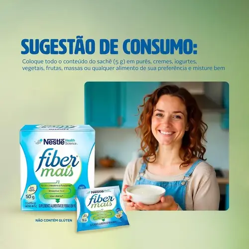 Regulador Intestinal FIberMais - Sem Sabor - 50g - Nestlé