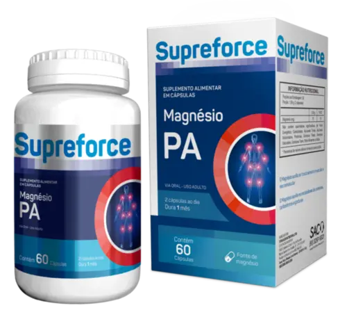 Supreforce Magnésio P.A 60 Cápsulas