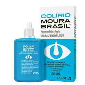 Colírio Moura Brasil 20ml - Solução Oftálmica - Sanofi