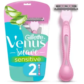Aparelho de Depilação Gillette Venus Suave Sensitive 2 Unidades