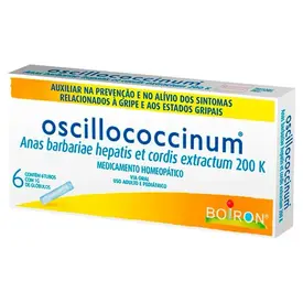 Oscillococcinum 200k - 6 Tubos com 1g de Glóbulos