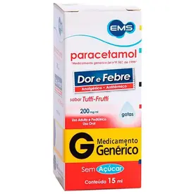 Paracetamol 200mg EMS Genérico 15ml