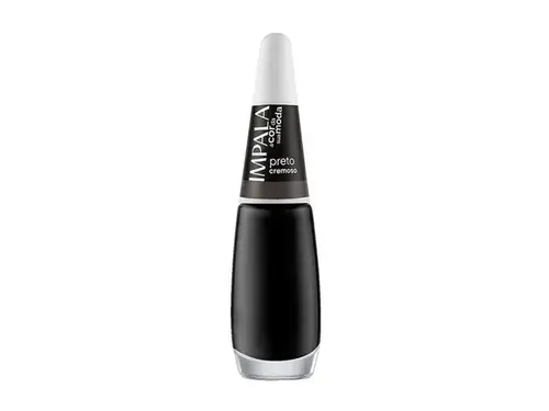 Esmalte Impala Cremoso A Cor da Sua Moda Preto 7,5ml