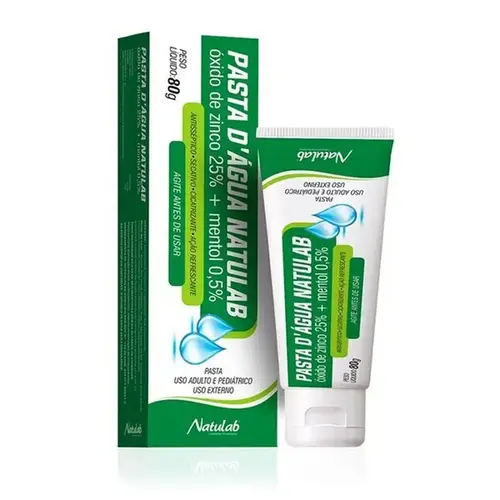Pasta D'água - Natulab 25% + 0,5% - Pasta com 80g