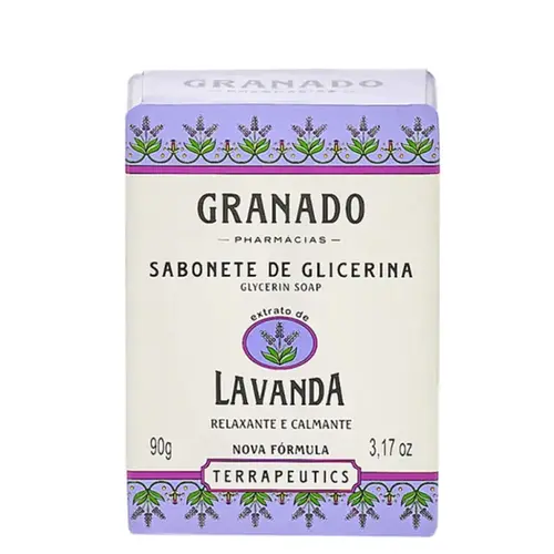 Sabonete em Barra de Glicerina Granado Lavanda 90g