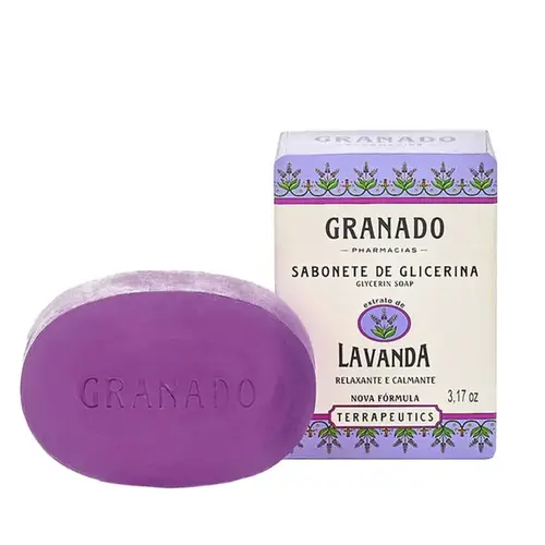 Sabonete em Barra de Glicerina Granado Lavanda 90g