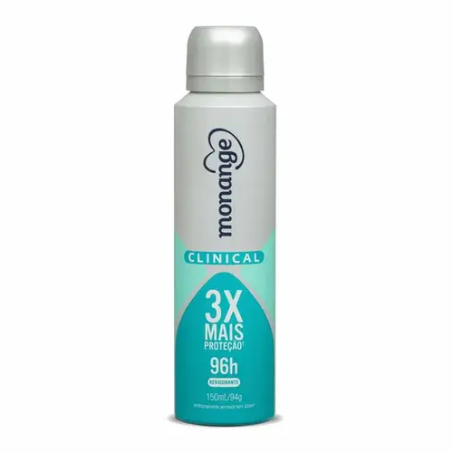 Desodorante Monange Clinical Revigorante Aerosol Feminino 150ml