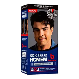 Tonalizante Masculino Bozzano Biocolor Castanho Escuro 1 Unidade