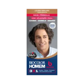 Tonalizante de Cabelo Masculino Biocolor Homem Bozzano Louro Escuro