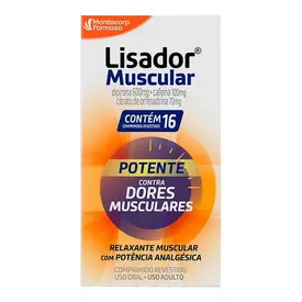 Lisador Muscular 600mg 16 Comprimidos