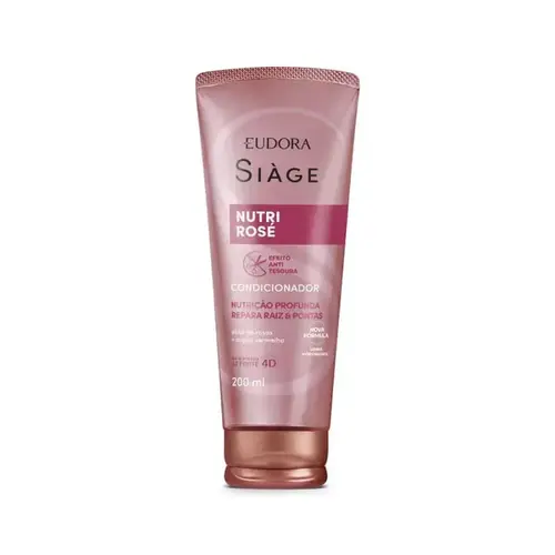 Condicionador Eudora Siàge Nutri Rosé 4D 200ml