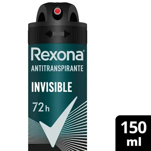 Desodorante Rexona Men Invisible Aerosol Masculino 150ml
