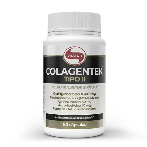 Colagentek Tipo II 60 Cápsulas - Vitafor