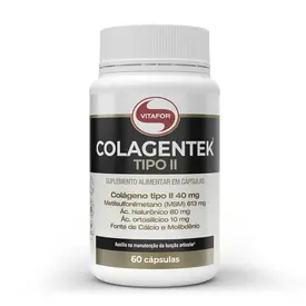 Colagentek Tipo II 60 Cápsulas - Vitafor