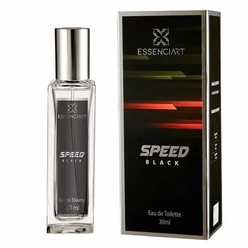 Perfume Masculino Speed Black Essenciart Eau de Toillete 30ml