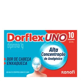 Dorflex Uno Enxaqueca 1g - 10 Comprimidos