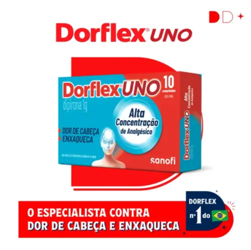 Dorflex Uno Enxaqueca 1g 10 Comprimidos