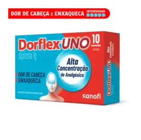Dorflex Uno Enxaqueca 1g 10 Comprimidos
