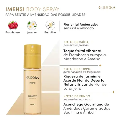 Desodorante Body Spray Imensi 100ml