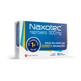 Naxotec - Naproxeno 500mg 10 Comprimidos