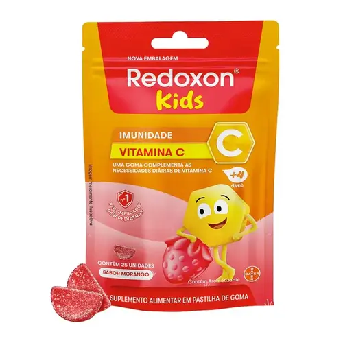Vitamina C Infantil - Redoxitos Morango 25 Gomas