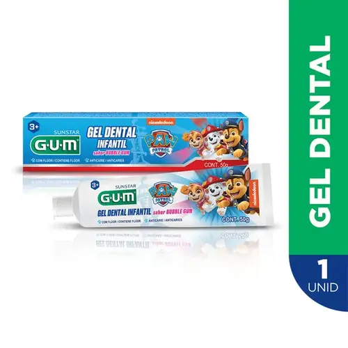 Creme Dental Infantil Gum Patrulha Canina Gum 64g