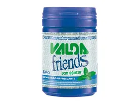 Pastilha Valda Friends - Sabor Mentol - Sem Açúcar 50g
