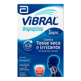 Vibral 3mg/ml - Xarope com 120ml