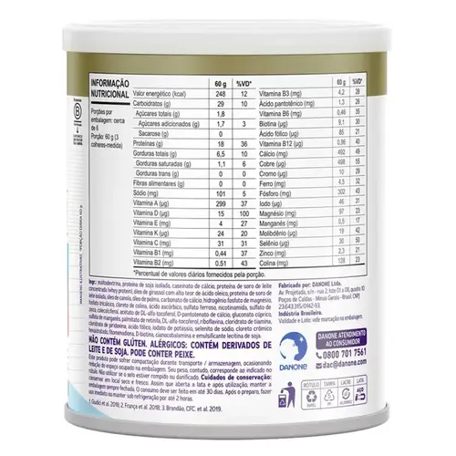 Suplemento Alimentar em Pó Nutridrink Protein Sem Sabor 350g