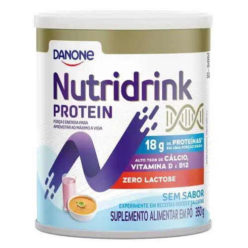 Suplemento Alimentar em Pó Nutridrink Protein Sem Sabor 350g