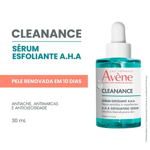 Sérum Facial Esfoliante Avène Cleanance A.H.A 30ml