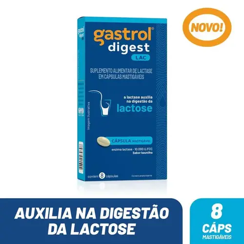 Gastrol Digest Lac 8 Cápsulas