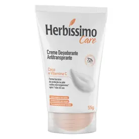 Desodorante Creme Herbissímo Coco e Vitamina C Bisnaga 55g