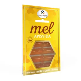 Mel Orgânico Apis Vida - 10 Sachês